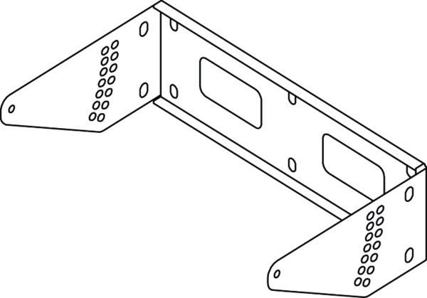 WHITE HORIZONTAL WALL BRACKET FOR LVX P8